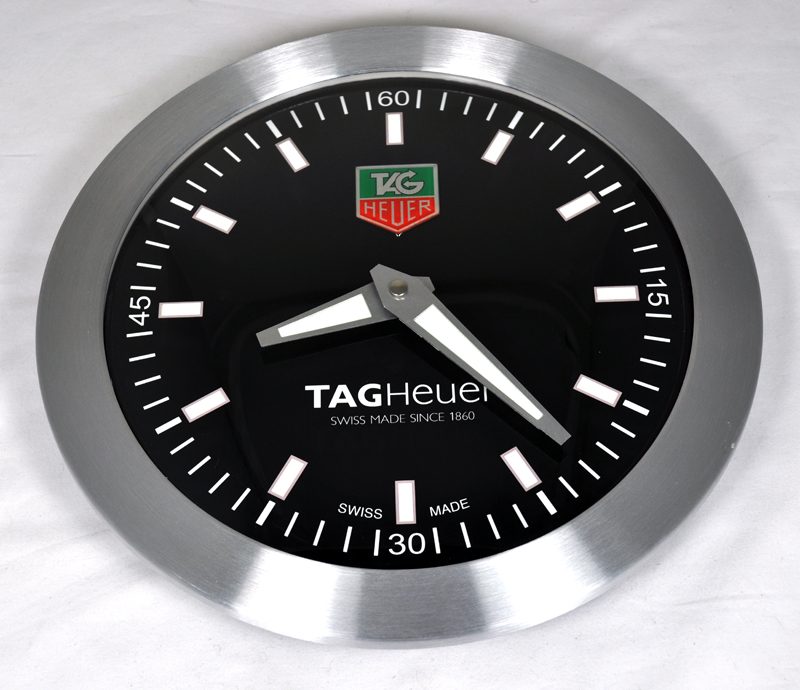 TAG HEUER ADVERTISING SHOWROOM WALL CLOCK DISPLAY eBay