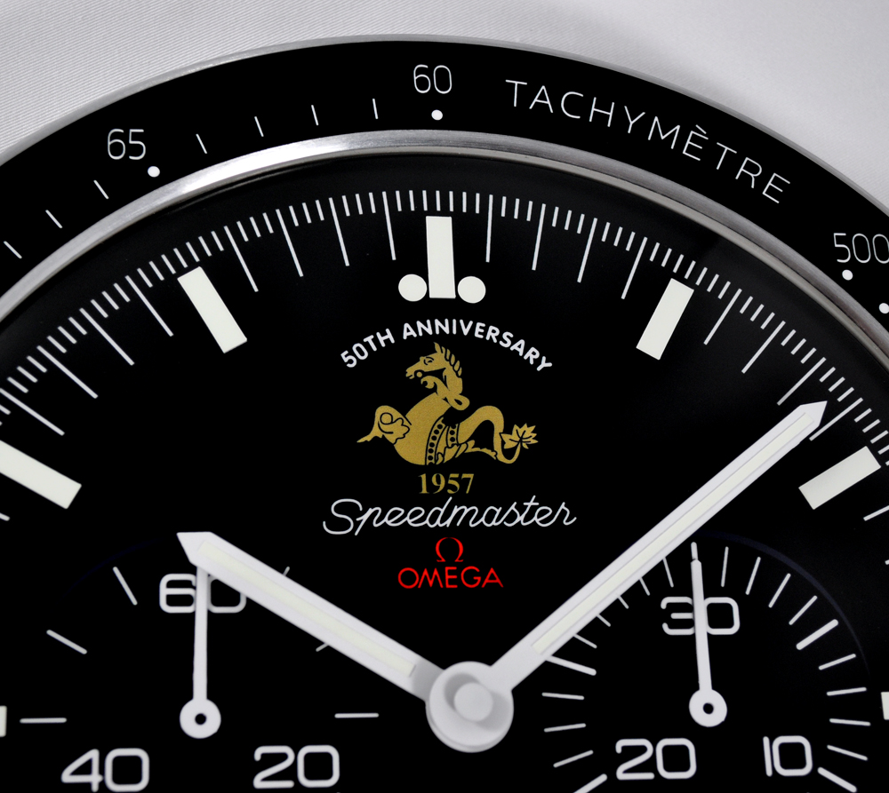 OMEGA SPEEDMASTER 50TH ANNIVERSARY SHOWROOM DISPLAY WALL CLOCK eBay