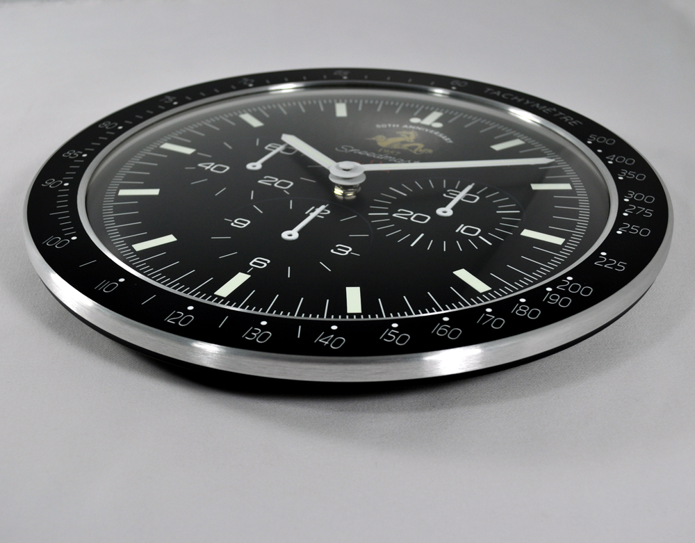 OMEGA SPEEDMASTER 50TH ANNIVERSARY SHOWROOM DISPLAY WALL CLOCK eBay